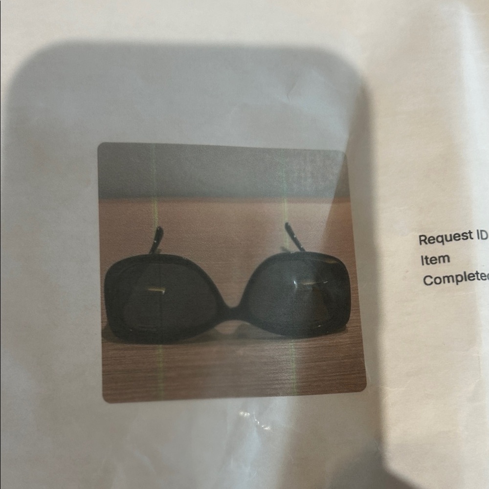 CHANEL Glossy Black Sunglasses New WOT - Picture 3 of 8